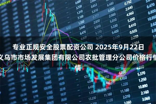 专业正规安全股票配资公司 2025年9月22日义乌市市场发展集团有限公司农批管理分公司价格行情